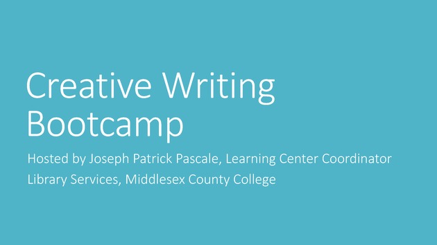 Creative Writing Bootcamp - Title Page 1